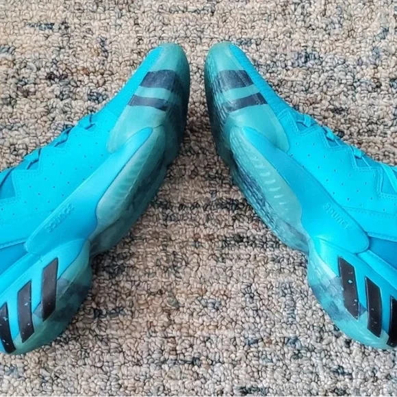 Brand new Adidas D.O.N. #2 x Crayola signature collaboration Signal Cyan Blue